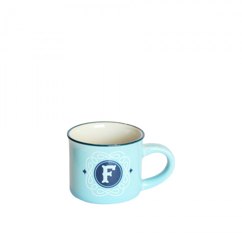 Chavena Expresso Letra F