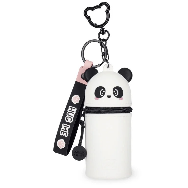 Carteira com Panda porta-chaves - Mini Kawaii
