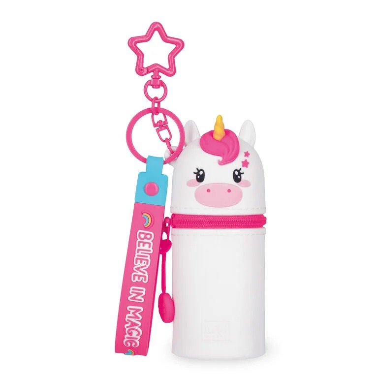 Carteira com Unicornio porta-chaves - Mini Kawaii
