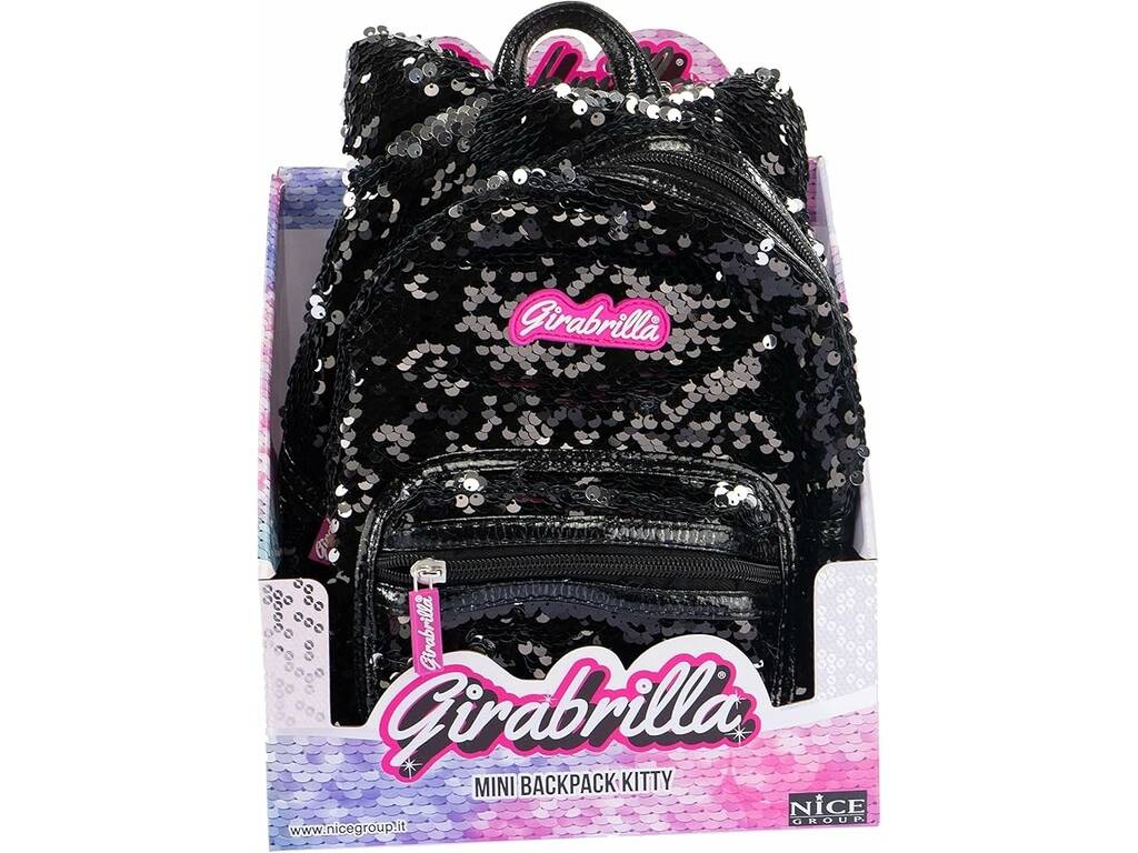 Girabrilha Mini Mochila Preta
