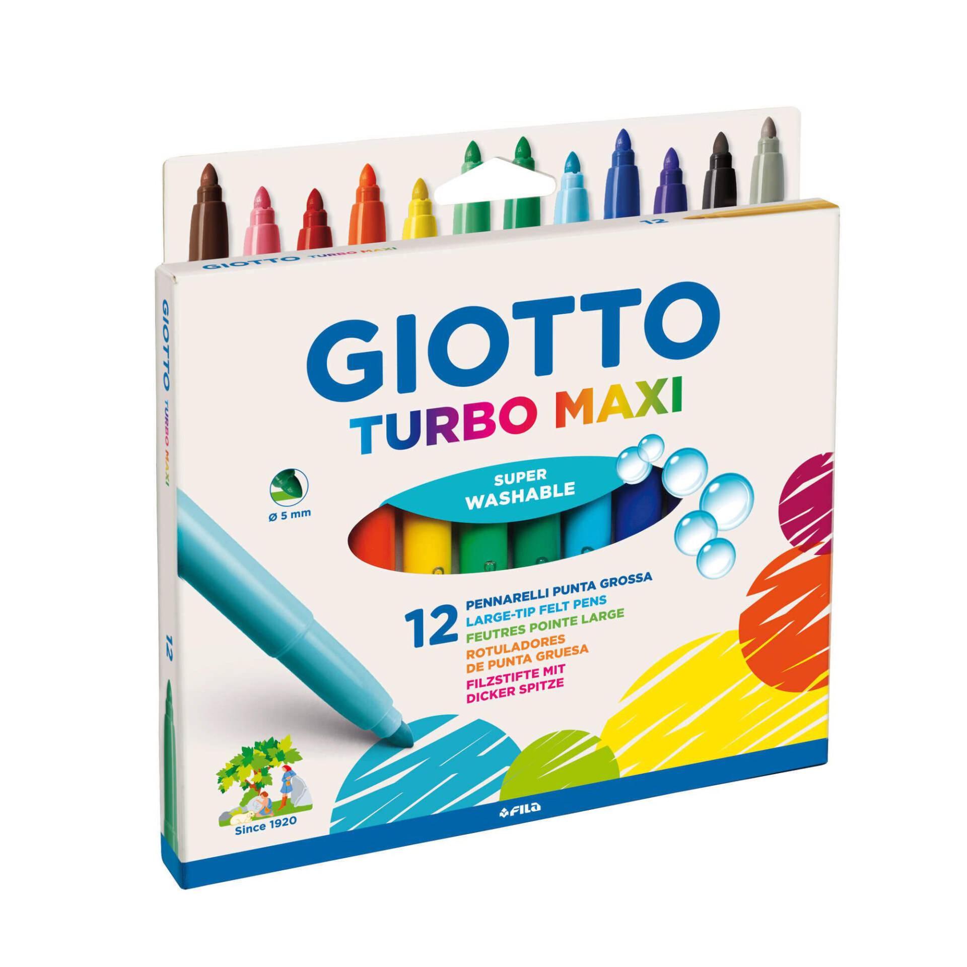 Caneta de Feltro Giotto Turbo Maxi