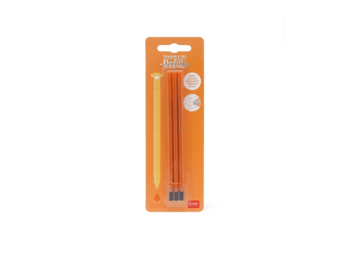 Set 3 recargas Legami Erasable Pen-Laranja