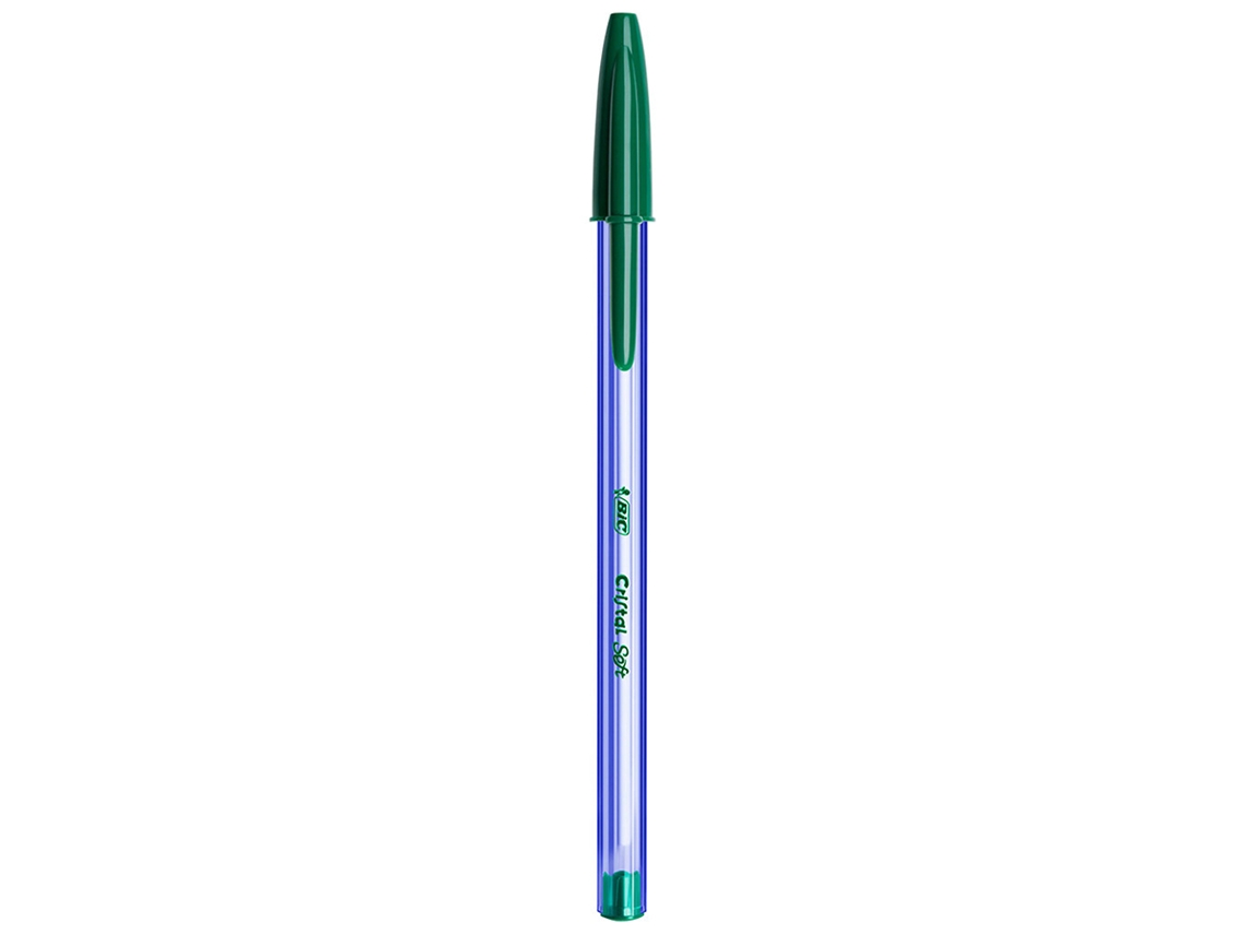 Caneta Bic Verde Soft