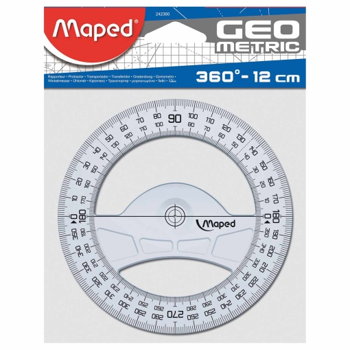 Transferidor Maped 360?-12cm