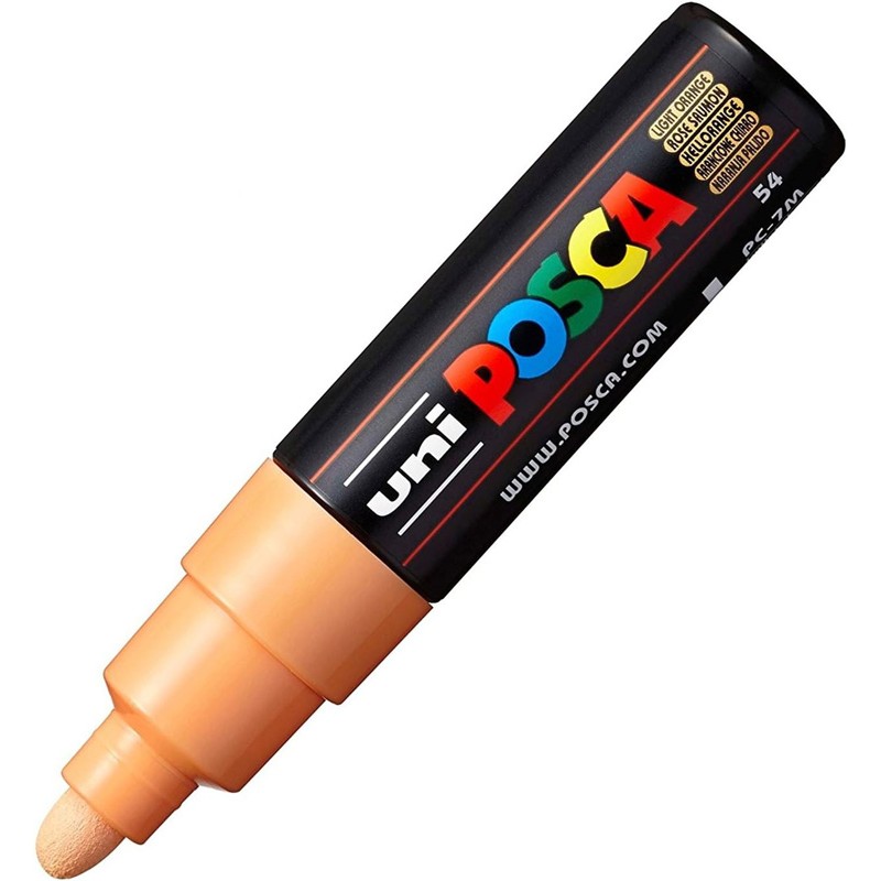 Marcador POSCA Pc-7m grosso 4,5-5,5mm Laranja claro 54