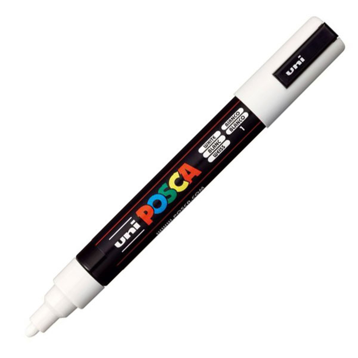 Marcador POSCA Pc-5m medio 1,8-2,5mm branco 1